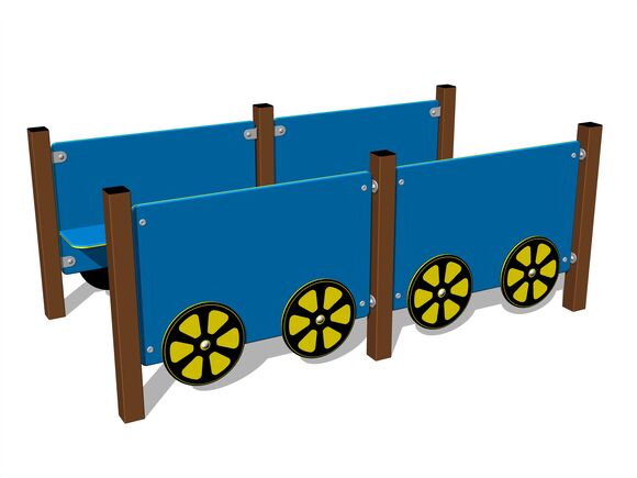 Doppelwaggon - braun
