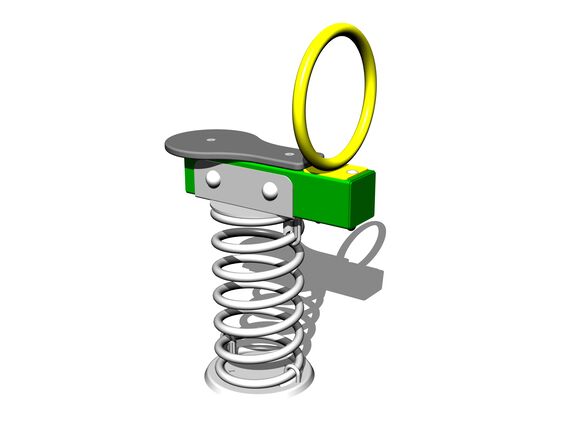 Balkenwippe mit Feder VH101KG - grün