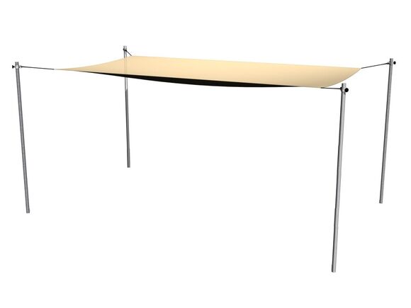 Sandkastenbeschattung verschiebbar 4x2 m ZPI4020