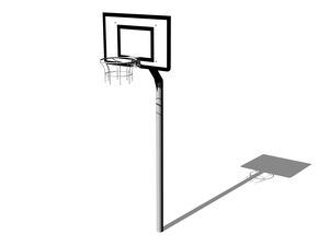 Basketballkorb BK001K - metall