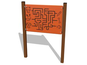Spieltafel - braun