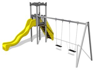 Burgspielset UNH1029KS - silber