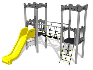 Burgspielset UNH2009K - metall