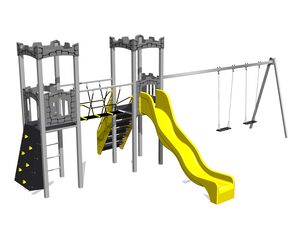 Burgspielset UNH2025KS - silber