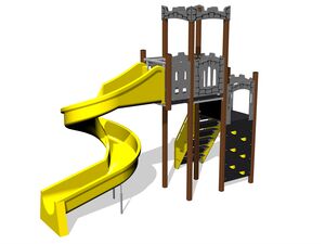 Burgspielset - braun