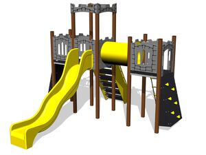 Burgspielset - braun