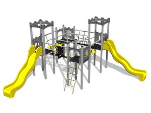Burgspielset UNH4016KS - silber