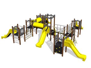 Burgspielset UNH7011K - metall