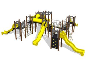 Burgspielset UNH7011KW - braun
