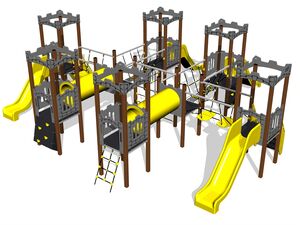 Burgspielset UNH8001K - metall