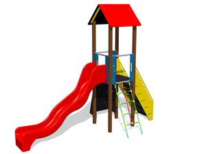 Klassische Spielaufstellung UNK1024KW - braun