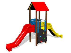 Klassische Spielaufstellung UNK1039KW - braun