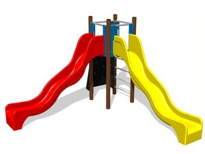 Klassische Spielaufstellung - braun