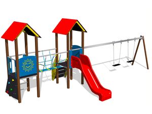 Klassische Spielaufstellung UNK2025KW - braun
