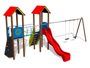 Klassische Spielaufstellung UNK2025KW - braun