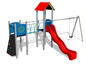 Klassische Spielaufstellung - silber