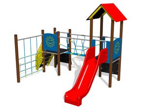 Klassische Spielaufstellung UNK2038KW - braun