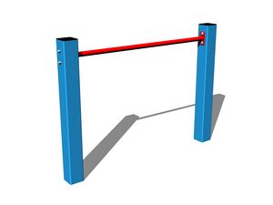 Reckstange HR101K - metall (f.h. 1 m)