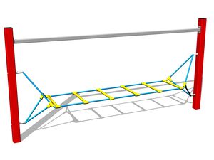 Affenspur Strickleiter - rot