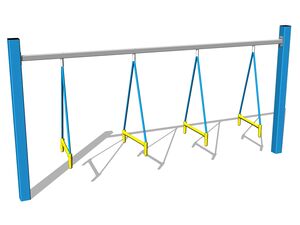 Affenspur Aufhänger - blau
