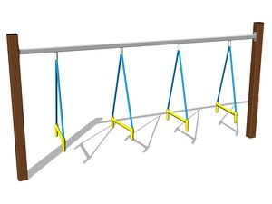 Affenspur Aufhänger - braun