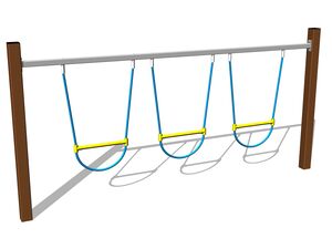 Affenspur Balancier Seilschlange - braun