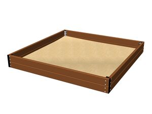Sandkasten 2x2 m - metall