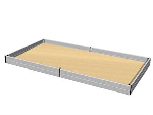 Sandkasten 4x2 m - metall