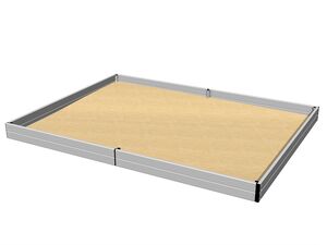 Sandkasten 4x3 m - metall