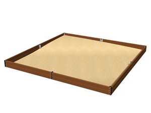 Sandkasten 4x4 m - metall