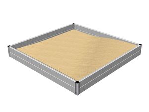 Sandkasten 2x2 m PI220K - metall