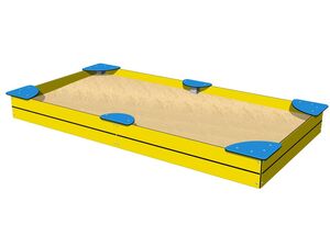 Sandkasten mit Sitzflächen 3x1,5 m PIH3015YB