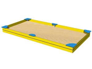 Sandkasten mit Sitzflächen 4x2 m PIH4020YB