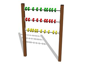 Rechentafel - braun