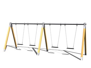 Ketten-Vierfachschaukel RH401D (f.h. 1,5 m)