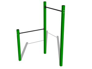 Street-Workout-Kombination - grün