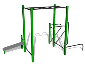 Street-Workout-Kombination - grün