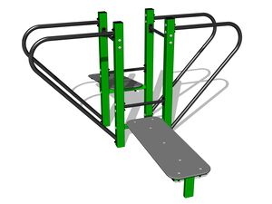 Street-Workout-Kombination - grün