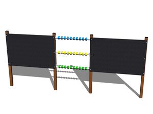 Doppel-Zeichen - und Rechentafel TK301K - metall