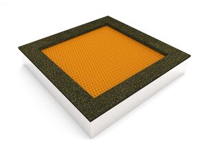 Inground-Trampolin TRA-C240-OZ - orange