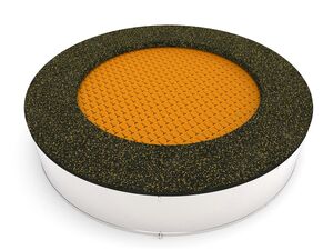 Inground-Trampolin TRA-K195-OZ - orange