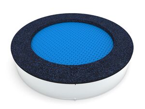 Inground-Trampolin TRA-K220-BZ - blau