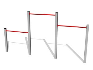 Dreifachreckstange - metall (f.h. 1,5 m)