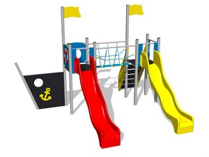 Spielset Schiff UNK2031KS - silber