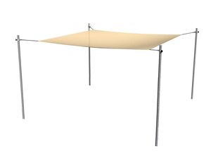 Sandkastenbeschattung verschiebbar 3x3 m ZPI3030